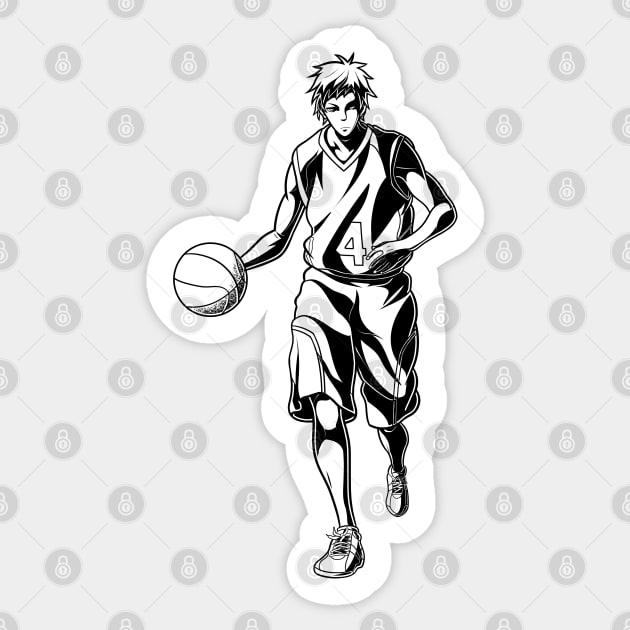 Seijuro Akashi in Action Line Art Sticker by Paradox Studio